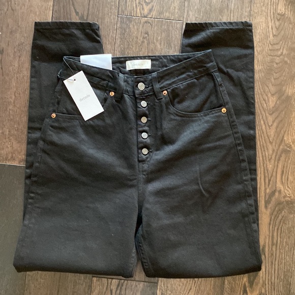 Decade studio Bonnie taper jeans size 30, BNWT - Picture 2 of 7